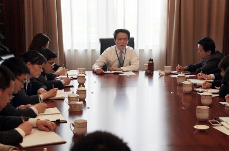 2014年4月29日集團(tuán)舉行新提拔、調(diào)整及新進(jìn)集團(tuán)青年干部座談會(huì)