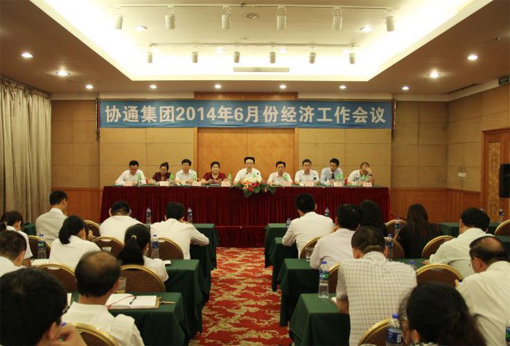 2014年6月7日集團(tuán)舉行2014年青年干部培訓(xùn)及6月份經(jīng)濟(jì)工作例會(huì)